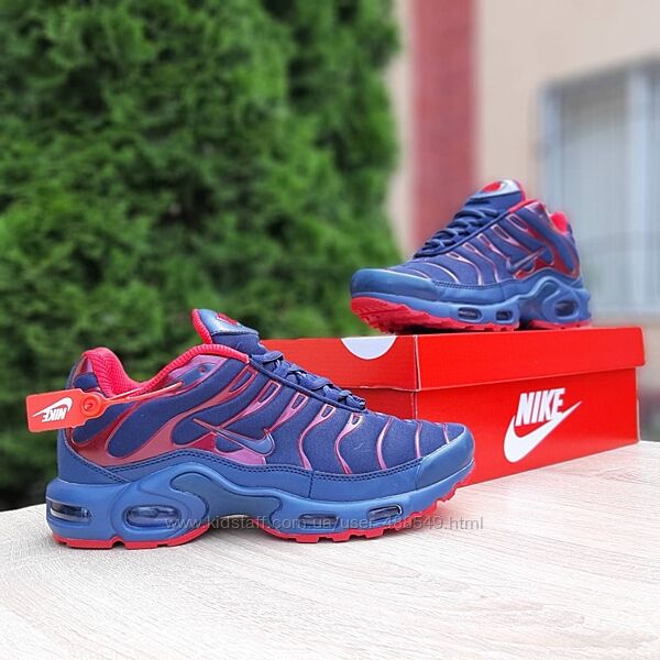 Кросівки Nike TN Plus, сині з червоним