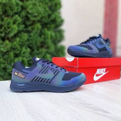 Кросівки чоловічі Nike Flykit Racer чорні неон