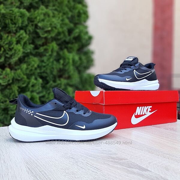 Кросівки чоловічі Nike Joepeqasvsss чорні з білим