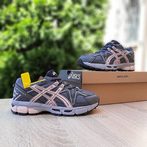 Кросівки жіночі Asics Gel Kahana 8 сірі з рожевим