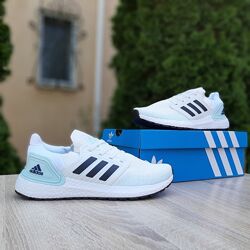 Кросівки чоловічі Adidas UltraBOOST 2020 білі з бірюзой
