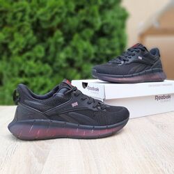 Кросівки чоловічі Reebok ZIG Kinetica чорні з червоним