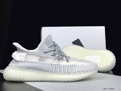 Кросівки чоловічі Steely Yeezy Boost 350 білий з сірим