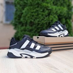 Кросівки чоловічі Adidas Niteball чорні з білим
