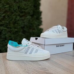 Кросівки жіночі Adidas Campus x Bad Bunny бежеві 