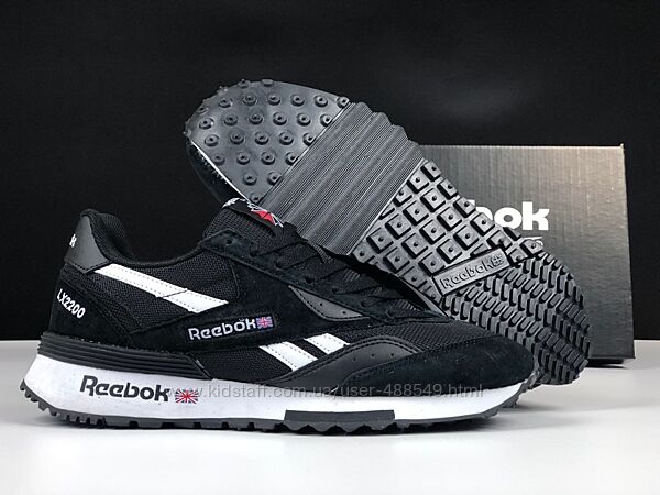 Кросівки чоловічі Reebok LX2200 чорні з білим
