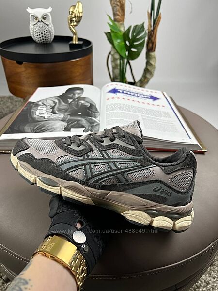 Кросівки чоловічі  ASICS Gel-NYC Grey Beige Brown