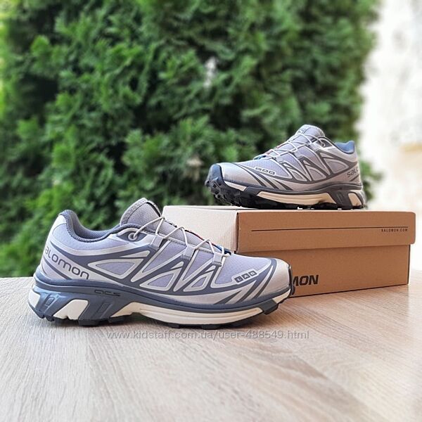 Кросівки чоловічі Salomon Xt-6 Gtx Quick-lace Mesh сірі