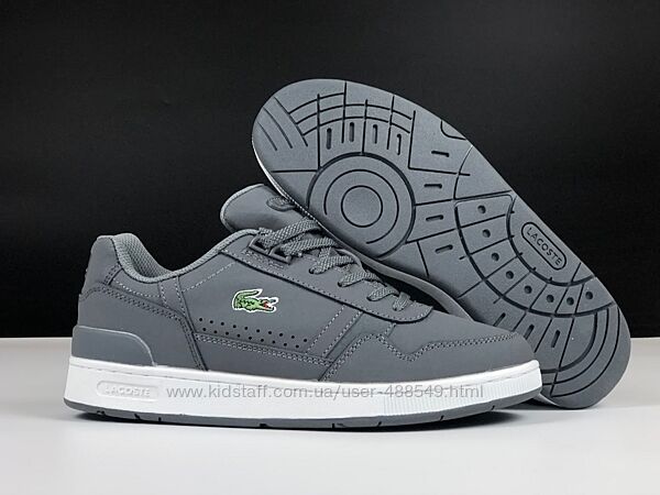 Кросівки чоловічі Lacoste T-Clip сірий