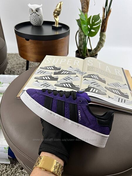 Кросівки жіночі Adidas Originals Campus New Purple 
