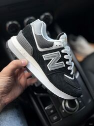 Кросівки New Balance 574 Legacy, чорні з сірим, замша/текстиль