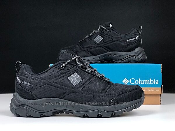 Зимові чоловічі кросівки Columbia Conspiracy V Outdry, чорні термо