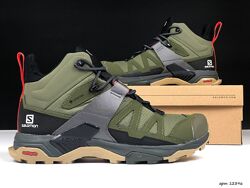 Зимові чоловічі Salomon X Ultra 4 Mid GTX green