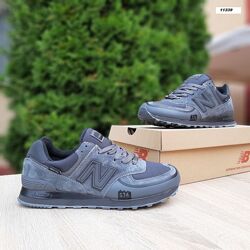 Кросівки чоловічі New Balance 574 темно сірі 