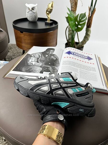 Кросівки чоловічі термо ASICS Gel-Venture 6 Gore-Tex grey mint