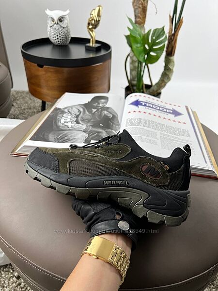 Кросівки чоловічі Merrell MOC EVO 1TRL X Khaki Black