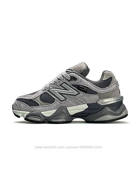 Кросівки жіночі New Balance 9060 Grey, натур замша
