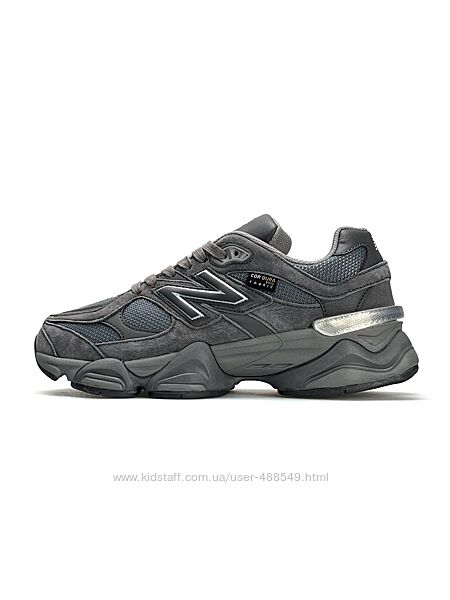 Кросівки чоловічі New Balance 9060 сірі, натур замша, 41-46р