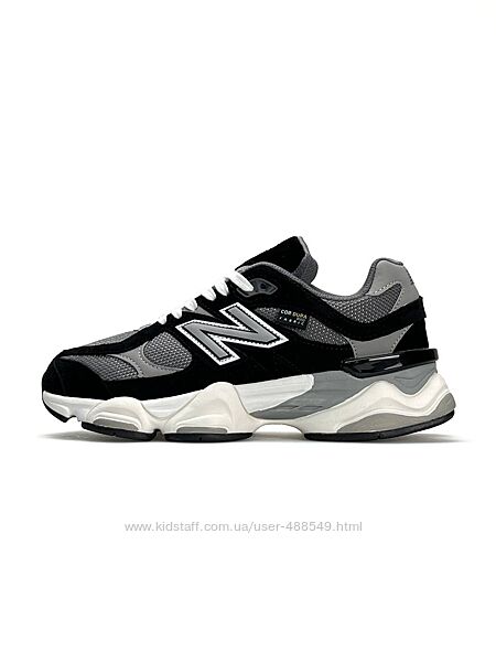 Кросівки чоловічі New Balance 9060 Black Grey  , натур замша, 41-46р