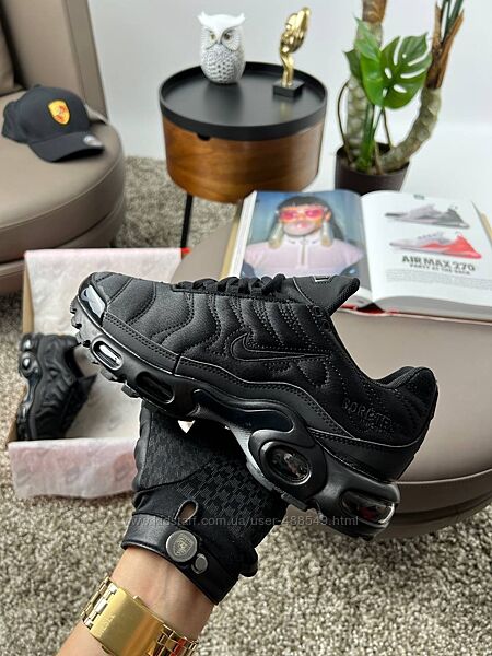 Кросівки чоловічі термо Nike Air Max Tn Plus Black