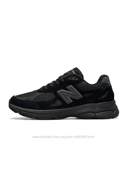 Кросівки чоловічі New Balance 990 Black 