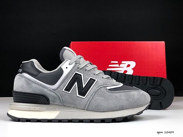 Зимові чоловічі кросівки термо New Balance 574 Legacy сірі