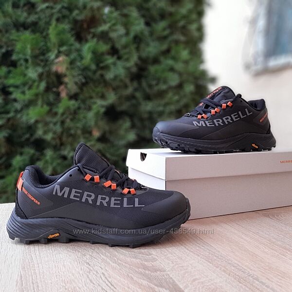 Зимові чоловічі ботінки Merrell Reese Cooper Black Orange чорні з помаранче