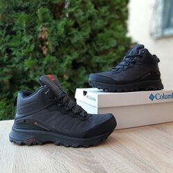 Зимові чоловічі ботінки Columbia Gore-Tex високі сірі 