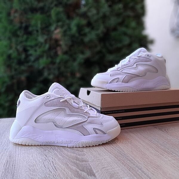 Кросівки чоловічі Adidas Streetball Білі з сірим 