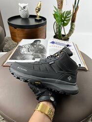 Зимові чоловічі черевики з хутром Columbia Trailstorm grey fur