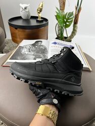 Зимові чоловічі черевики з хутром Columbia Trailstorm Black grey fur