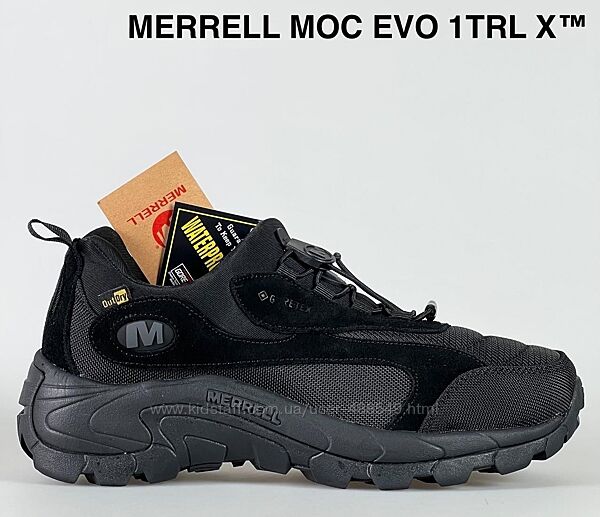 Зимові чоловічі черевики Merrell Moc Evo 1trl x  чорні, термо