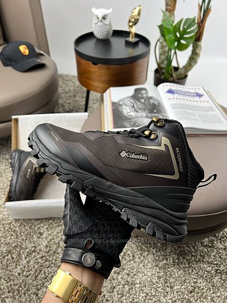 Зимові чоловічі черевики Columbia Trailstorm Brown Fur