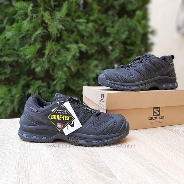 Зимові чоловічі Salomon XA Forces Gore-tex чорні