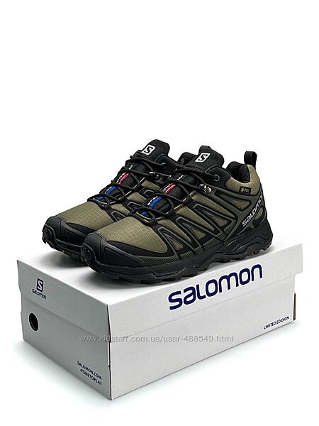 Зимові чоловічі черевики з хутром Salomon Speed Cross Pro  Khaki Fur