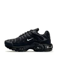 Зимові кросівки термо Nike Air Max Tn Plus Black white swoosh 36-41р