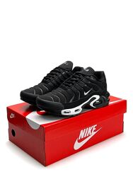 Зимові жіночі кросівки термо Nike Air Max Tn Plus Black white 36-41р