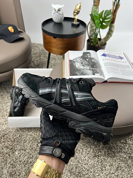 Зимові чоловічі кросівки термо ASICS Gel-Sonoma 15-50 Gore-Tex Black Grey