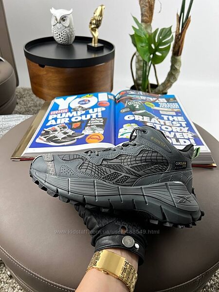 Зимові чоловічі черевики Reebok Zig Kinetica 2.5 Edge Grey Fur