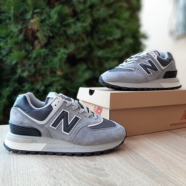 Зимові кросівки термо New Balance Legacy 574 сірі