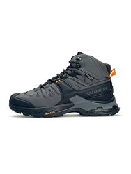 Зимові чоловічі черевики з хутром Salomon Quest 4 GTX Grey Fur