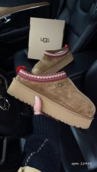 Жіночі уггі UGG Classic рижі , низькі з хутром, замша