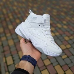 Зимові кросівки з хутром Nike M2K Tekno високі білі