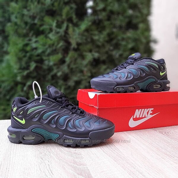 Кросівки чолоічі Nike Air Max TN Plus Drift чорні з зеленим