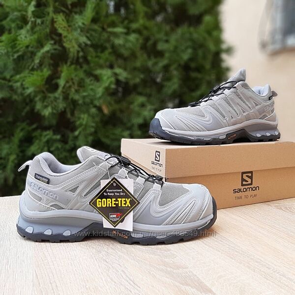 Зимові чоловічі Salomon XA Forces Gore-tex термо сірі