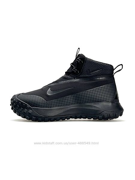 Зимові чоловічі черевики з хутром Nike ACG Mountain Fly Black Fur
