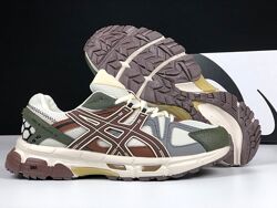 Зимові чоловічі кросівки термо Asics Gel Kahana 8 сірі з коричневим
