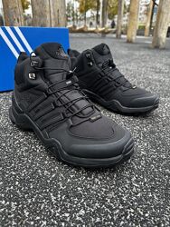 Зимові чоловічі черевики Adidas Terrex Gore-Tex, чорні термо