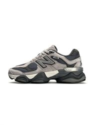 Кросівки жіночі New Balance 9060 Graphite Light Grey, натур замша