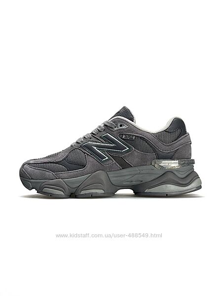 Кросівки жіночі New Balance 9060 Grey, натур замша